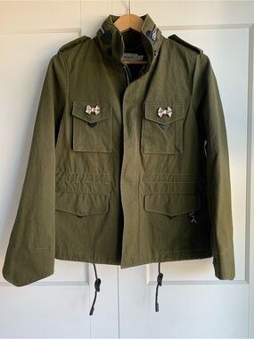 Coach Olive Green Military Field Jacket women’s size 6